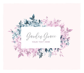 Soft lilac watercolor background