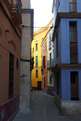 Altstadt Sevilla, Spanien: Altbauten, Fassaden, Gassen