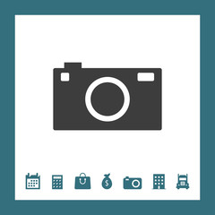 Camera icon for web and mobile