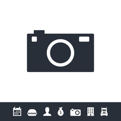 Camera icon for web and mobile