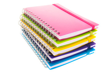 Colorful notebooks