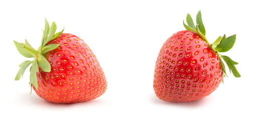 Strawberry isolated on white background.