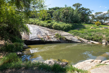 Fototapeta na wymiar River pool called Balneario La Gloria