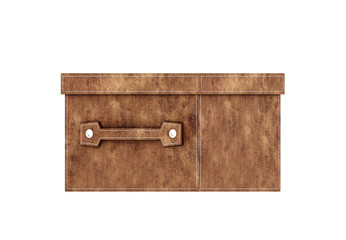 leather container box