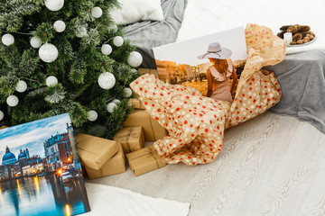 Christmas gift photo canvas