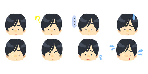 男性表情セット１