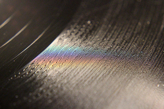 close up op vinyl LP record