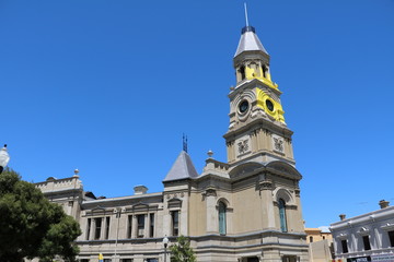Fototapeta na wymiar Town hall of Fremantle, Perth Western Australia