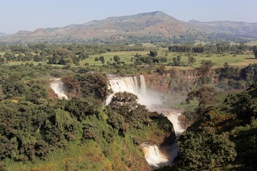 The Blue Nile Falls at the Tana Lake in Ethiopia.