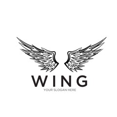 wing logo designs simple modern