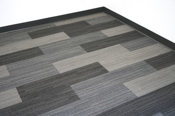 carpet installed in the office building
