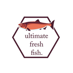 tuna fish vector, Seafood logo and Always Fresh