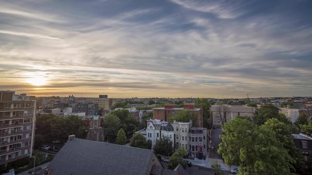 Sunset in Washington DC