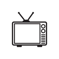 Television Icon Vector Design Template