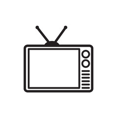 Television Icon Vector Design Template