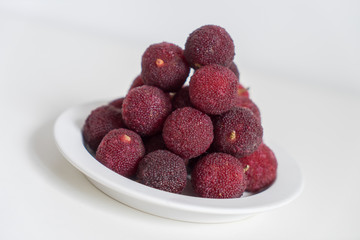 Sweet and sour red fruit bayberry