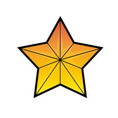 star isolated on white background