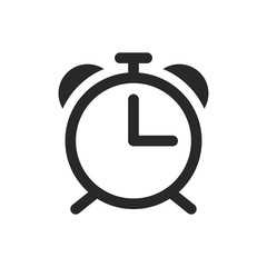 Alarm icon vector isolated symbol illustration EPS 10