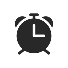 Alarm icon vector isolated symbol illustration EPS 10