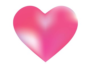 Colored background in the form of a heart.