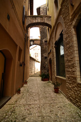 Fototapeta premium spoleto città dell'umbria