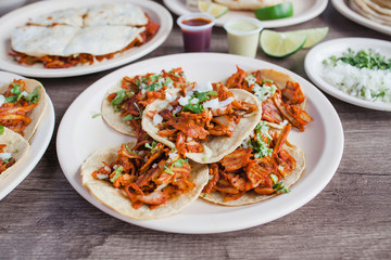 Tacos al Pastor, Mexican food in Taqueria Mexico City