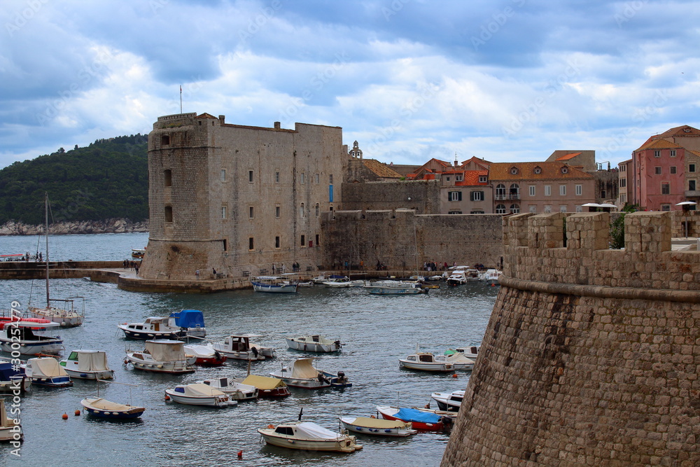 Sticker Old Port in Dubrovnik