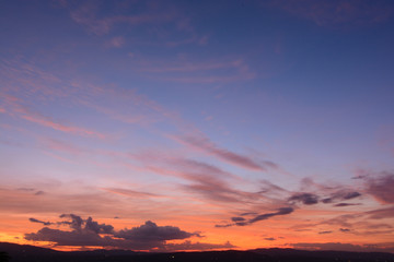 Tramonto in Umbria