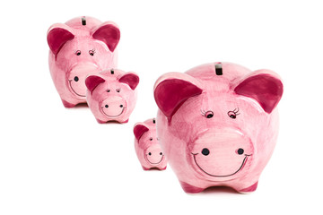 Piggy bank family