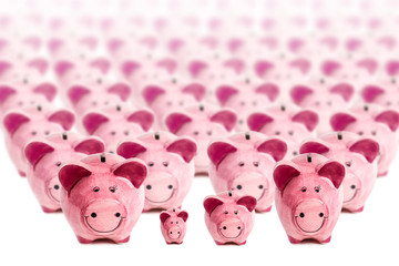 Piggy bank family