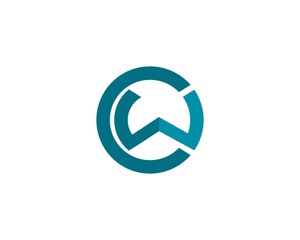 CW initial logo