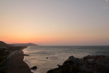 Fototapeta premium 伊良湖岬からの日の出