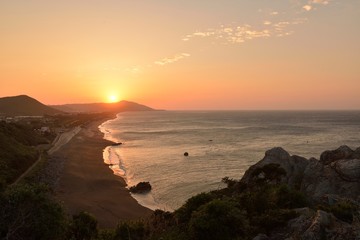 伊良湖岬からの日の出
