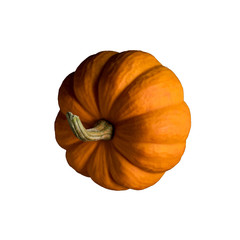 Pumpkin with clipping path