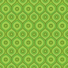 Abstract Aboriginal dot painting in vector format