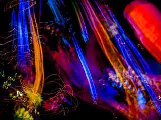 abstract background of lights