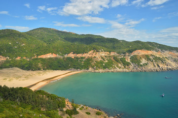 view from the heights of the sea bay