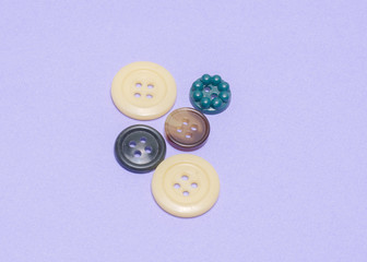 colorful buttons on white background