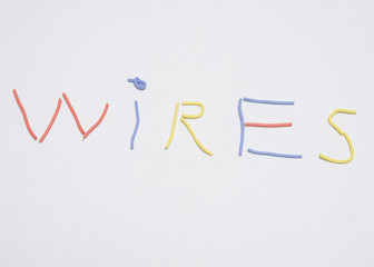 cut wires of different colors