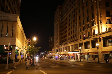 Obraz premium city at night