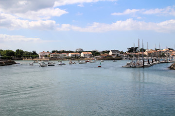 Fototapeta na wymiar France - Vendée - Saint Gilles Croix de Vie - Port