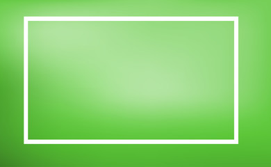 Border template with green background