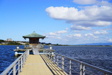 片山津温泉　浮御堂