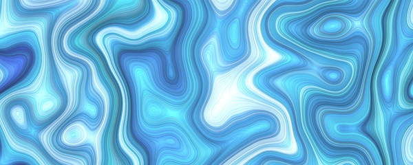Blue wavy abstract background