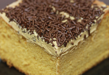 Homemade Delicious Cakes With Chocolate Rice