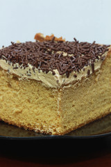 Homemade Delicious Cakes With Chocolate Rice