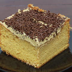 Homemade Delicious Cakes With Chocolate Rice