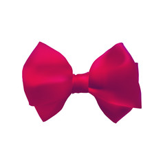 Pink 3d bow.
