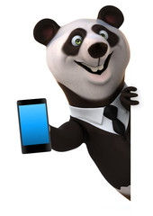 Fun Panda - 3D Illustration © Julien Tromeur