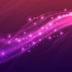 Fototapeta premium Shiny Abstract Waves Background.